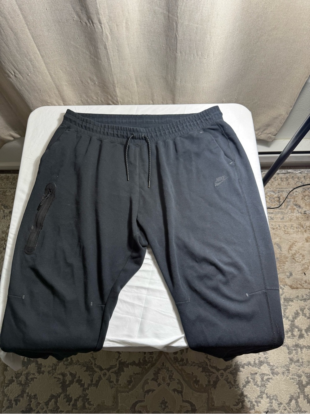 Nike Mens XXL Club Fleece Joggers Black Sweatpants